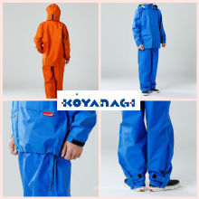 KOYANAGI Raincoat made of TORAY Entrant (special nylon) for work operations, fishing, climbing. Made in Japan (travel raincoat)